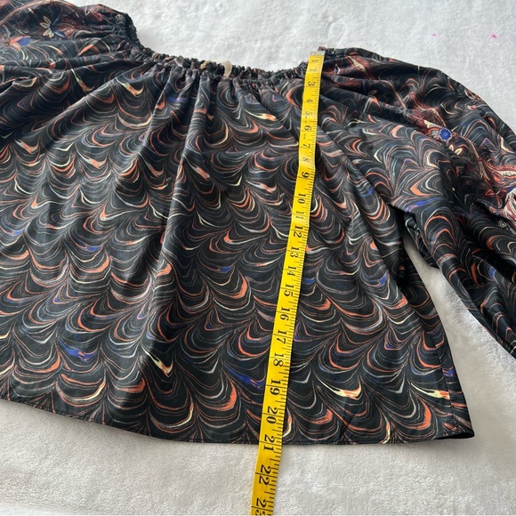 ULLA JOHNSON Lavinia Blouse in Obsidian - Picture 10 of 10